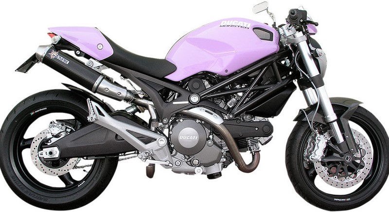 Spark SPARK ROUND MUFFLERS CARBON HIGH-UP DUCATI MONSTER 696/796